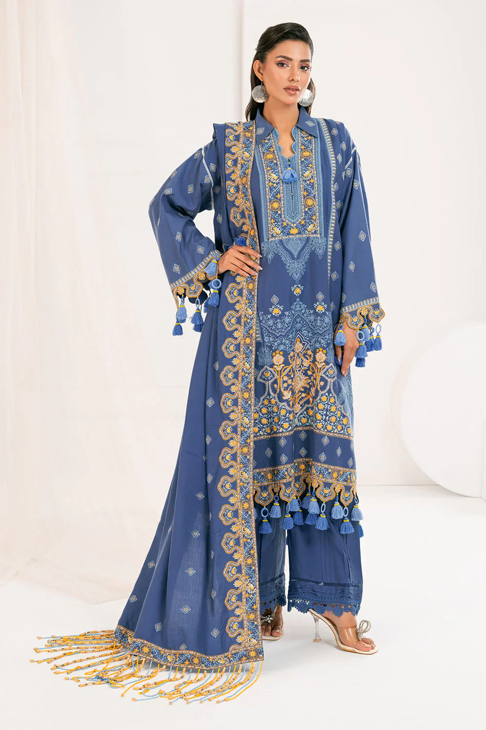 Gul Ahmed Stitched Pashmina 3 Piece AP#52008 J(66) Y-7