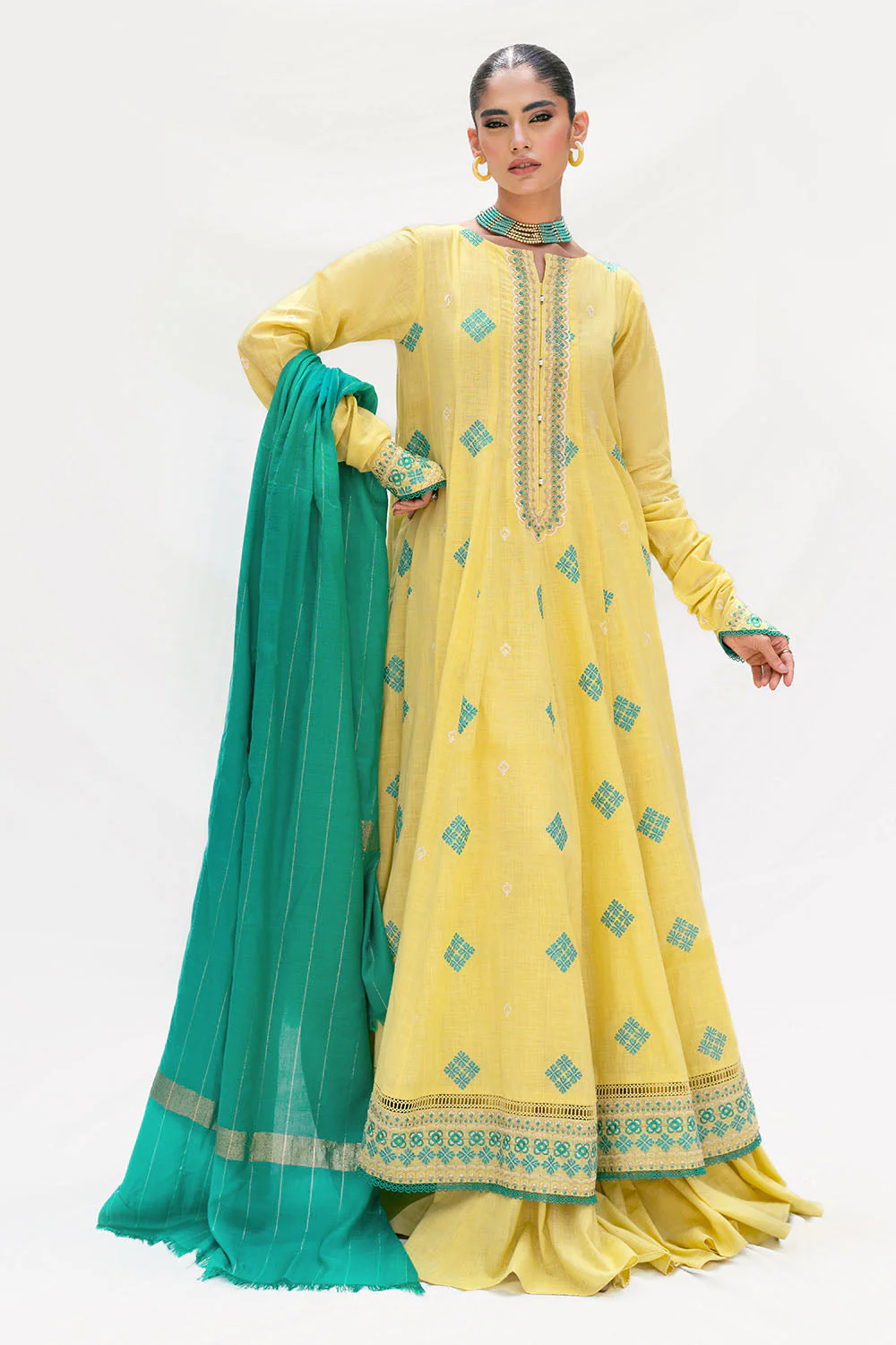 Gul Ahmed Stitched Pashmina 3 Piece AP#52018 J(70&71) Y-22