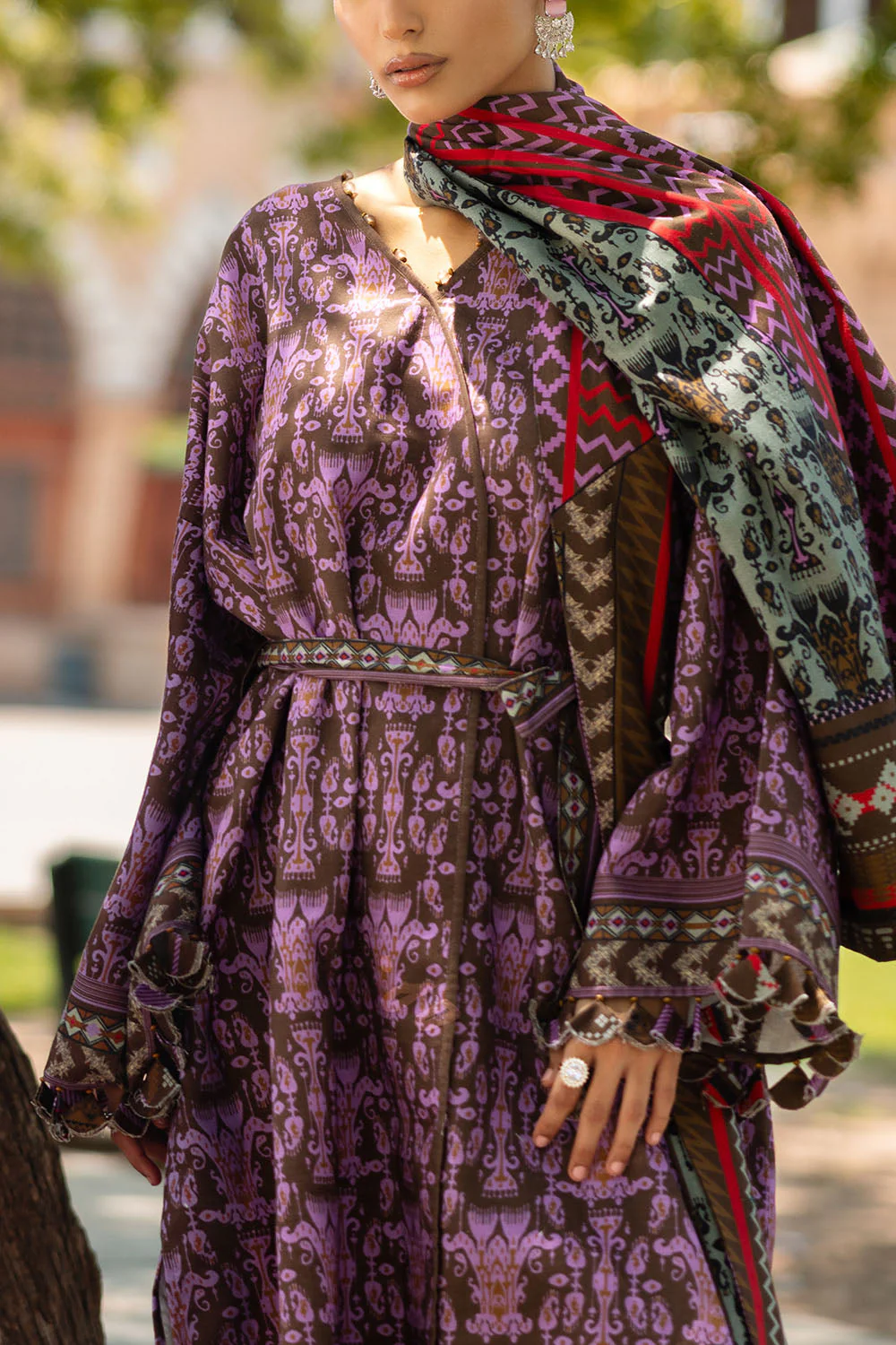 Gul Ahmed Unstitched Khaddar 3 Piece K#52044 J(77) - Image 2