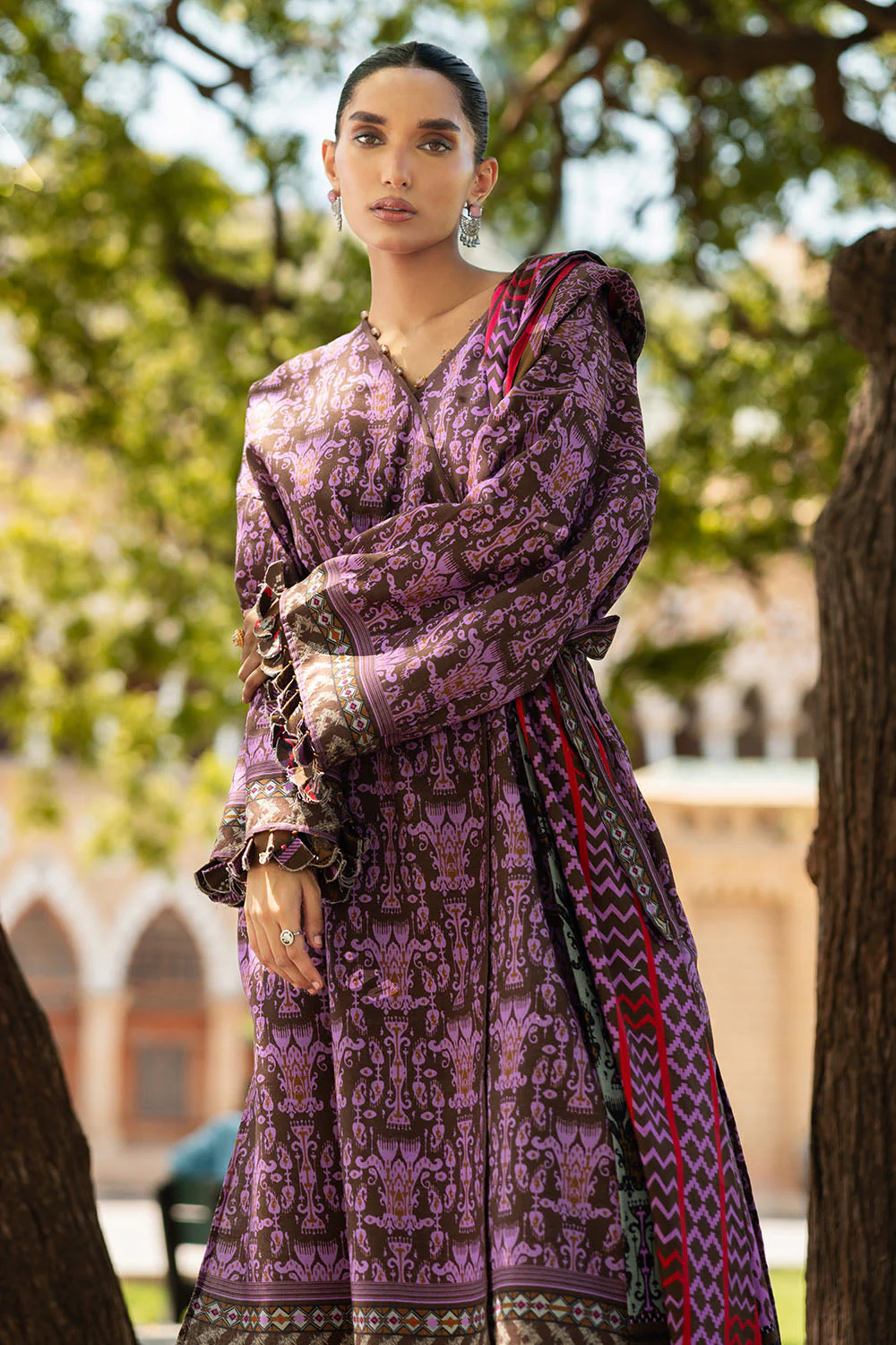 Gul Ahmed Unstitched Khaddar 3 Piece K#52044 J(77) - Image 3