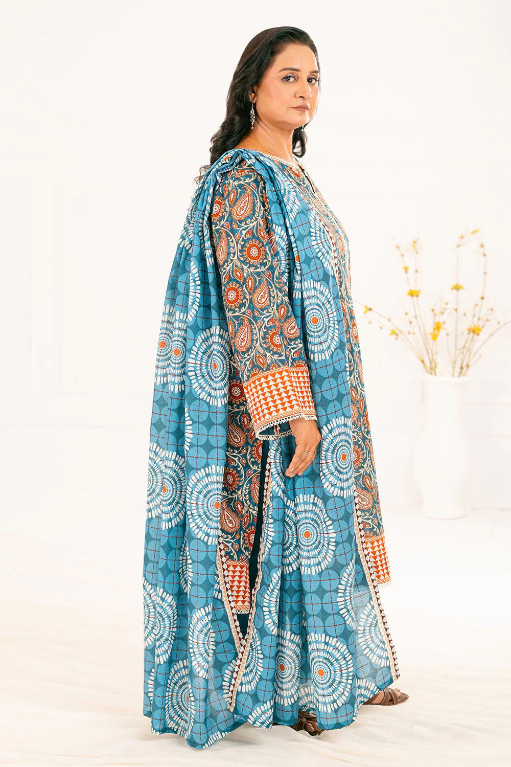 Gul Ahmed Unstitched Khaddar 3 Piece K#52108
