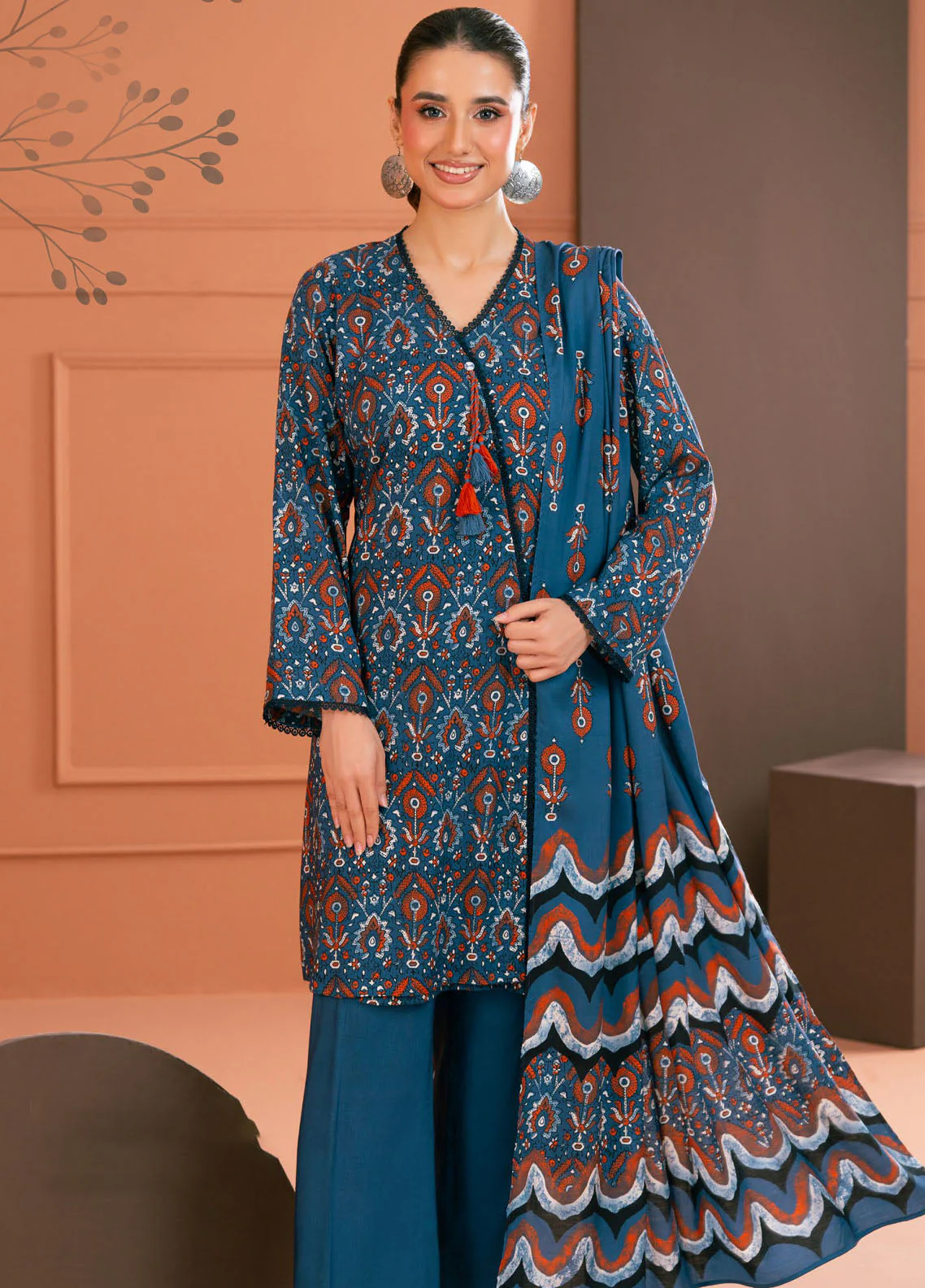 Gul Ahmed Unstitched Linen 3 Piece LT#52031
