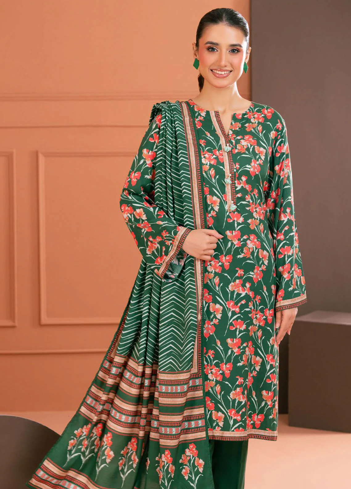 Gul Ahmed Unstitched Linen 3 Piece LT#52033