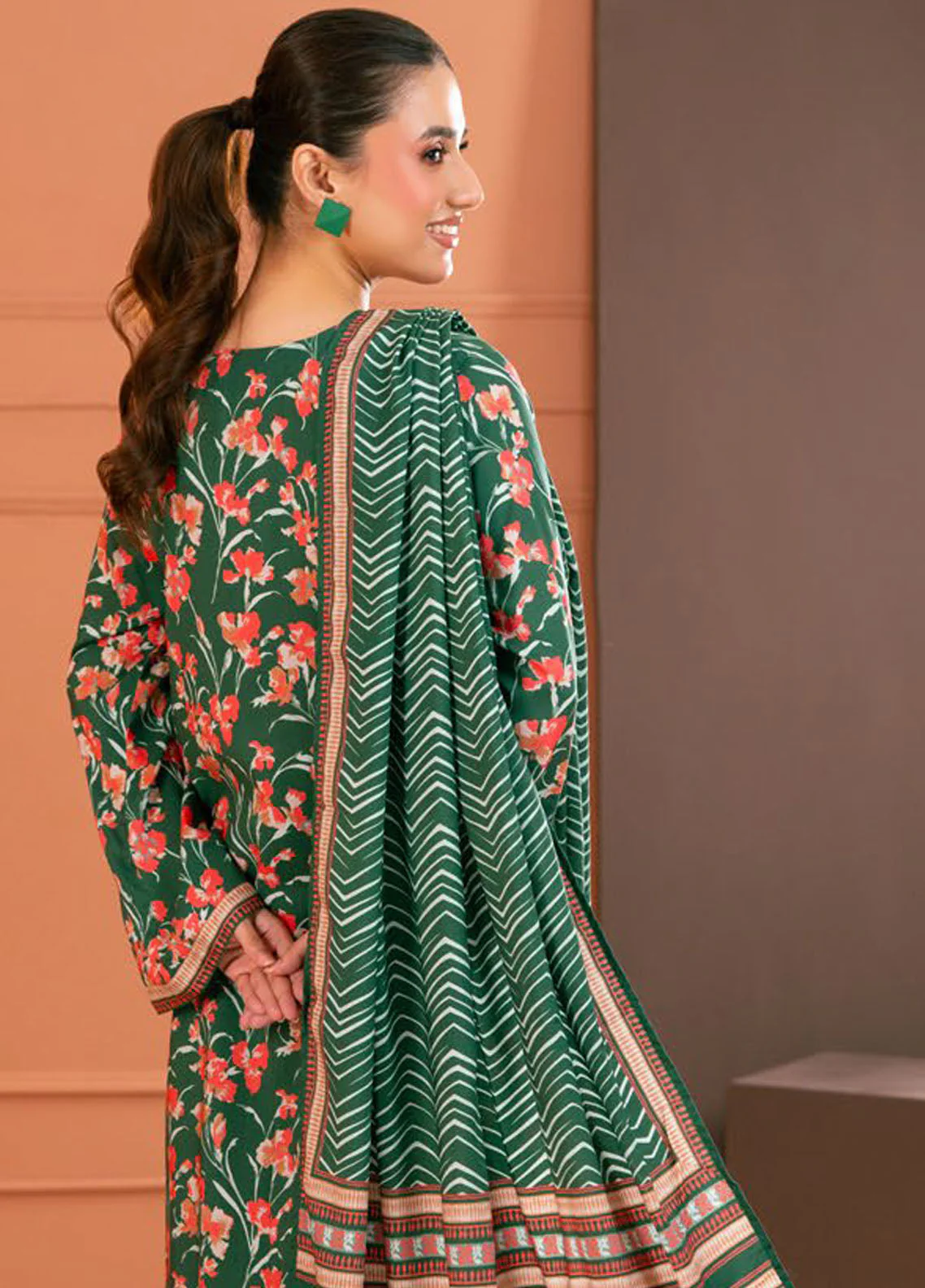 Gul Ahmed Unstitched Linen 3 Piece LT#52033 - Image 2