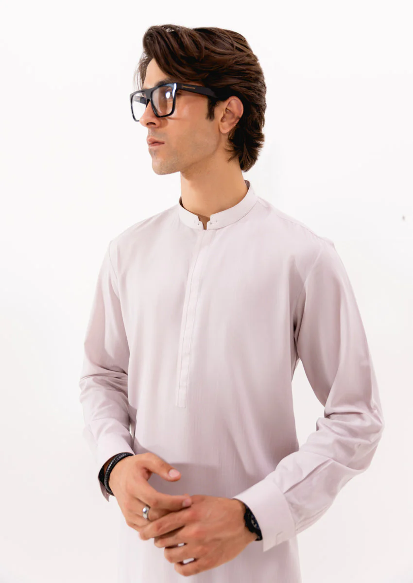 L-Fawn-Blended-Shalwar Suit - (M25SSS2017) Y-B-2 - Image 5