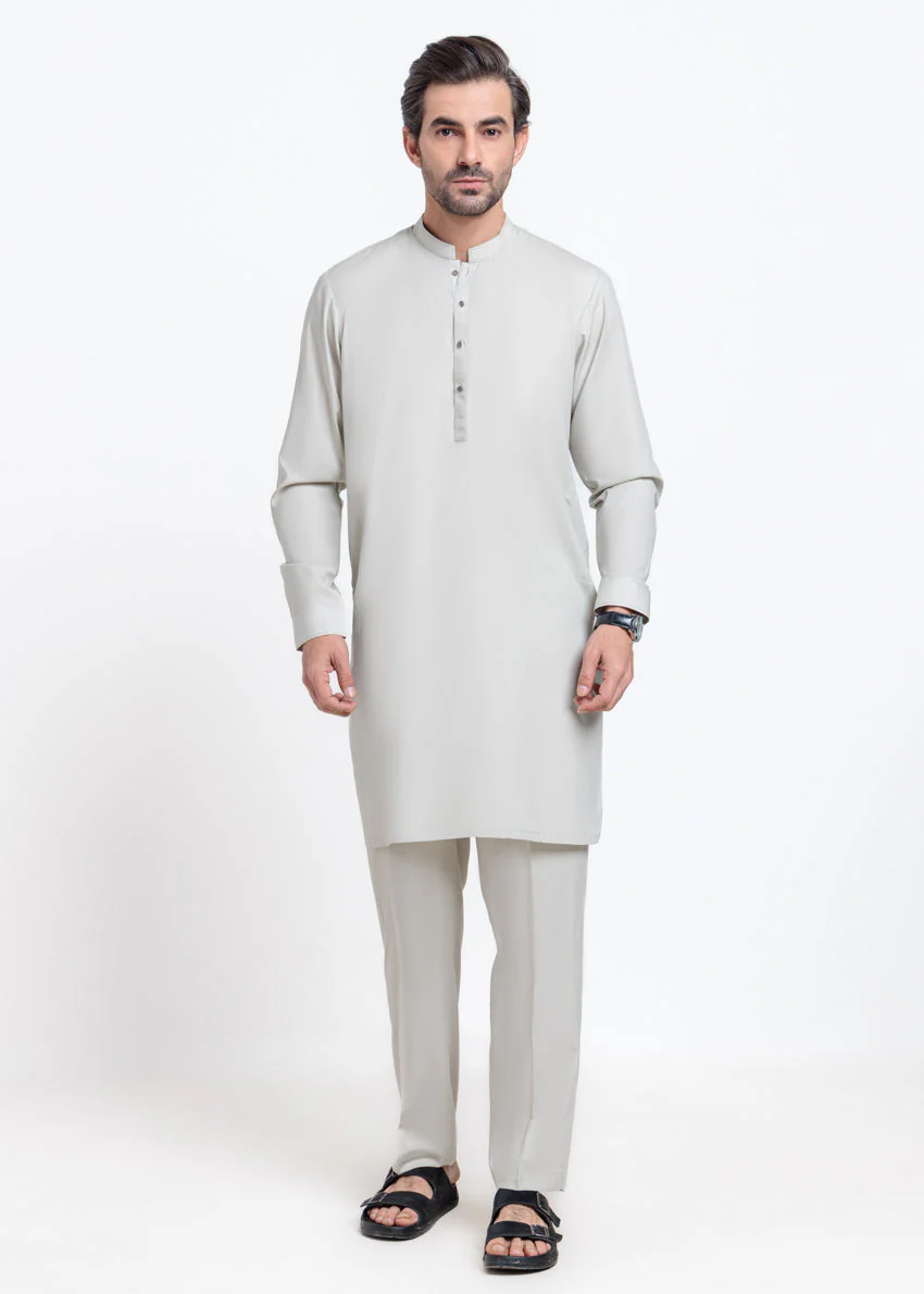 L-Green-Blended-Kurta Trouser - (MPS25SSS2081) Y-F-22 - Image 3