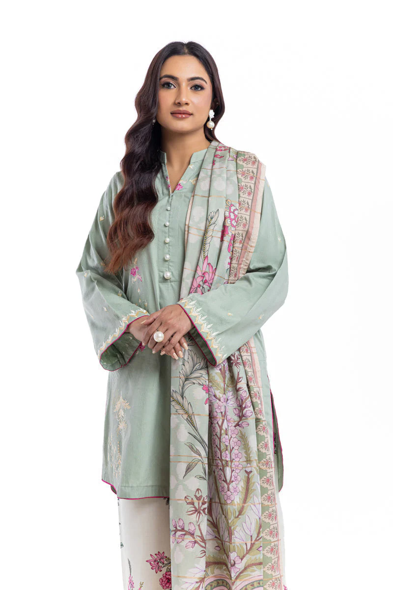 L-Mint-Jacquard-3 Piece (WP3PSBW25B9O46) (Y-133) - Image 2