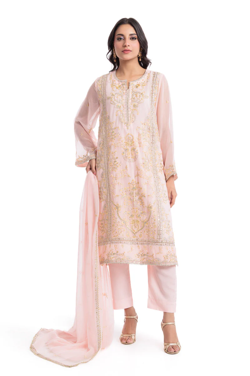 L-Pink-Chiffon-3 Piece (WU3PSLS25AF1P) Y-133