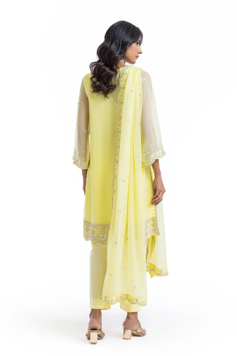 L-Yellow-Chiffon-3 Piece (WU3PSLS25AF4P) J(FW15) (Y-117) - Image 2