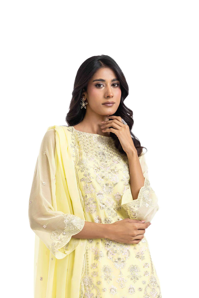 L-Yellow-Chiffon-3 Piece (WU3PSLS25AF4P) J(FW15) (Y-117) - Image 5