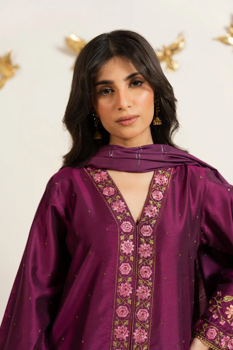 Al Karam Stitched Festive LDE439-12-3P25 J(119) NY 80 - Image 3