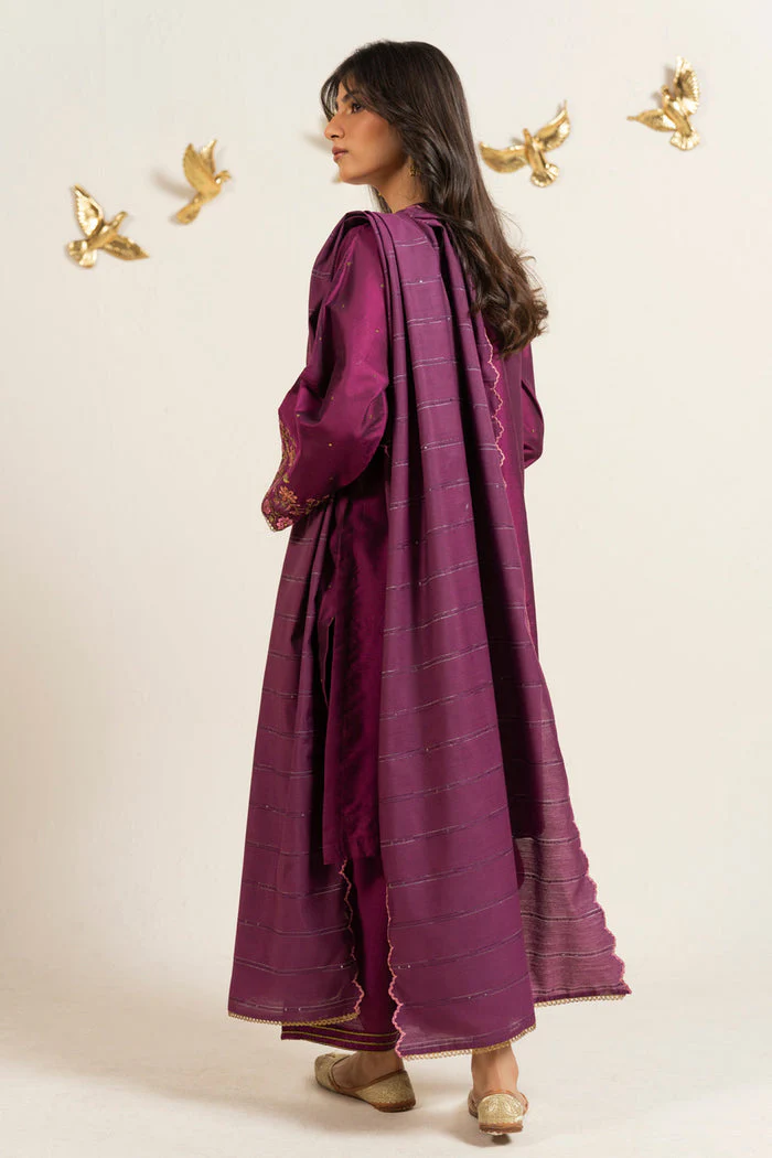 Al Karam Stitched Festive LDE439-12-3P25 J(119) NY 80 - Image 5