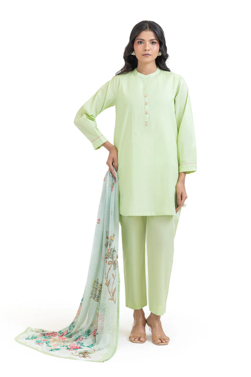 Lime-Jacquard-3 Piece (WP3PSBW25HR9O18) J(FW6) Y-120
