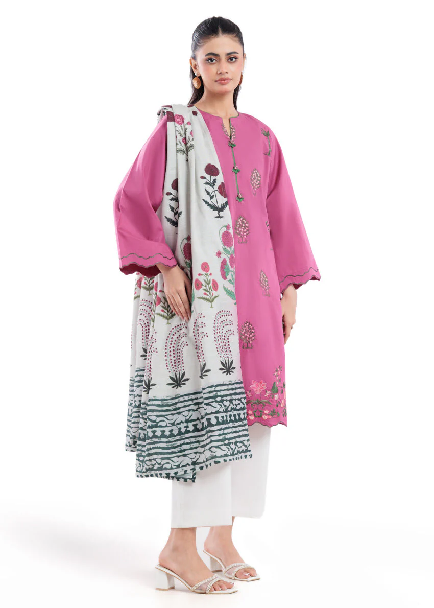 Magenta-Dyed Cambric-2 Piece (WPSDSBW25B11D33) (Y-135) J(FW16) - Image 3