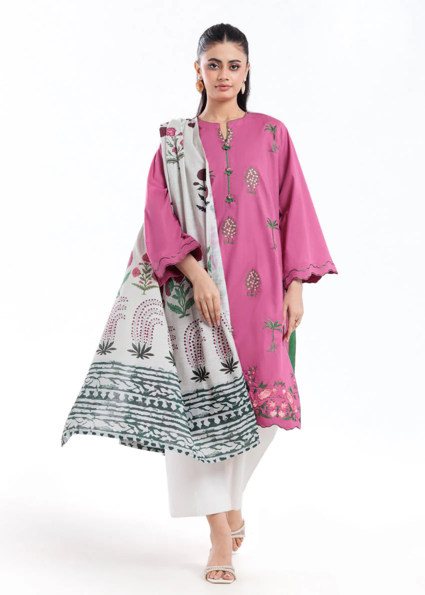 Magenta-Dyed Cambric-2 Piece (WPSDSBW25B11D33) (Y-135) J(FW16) - Image 4