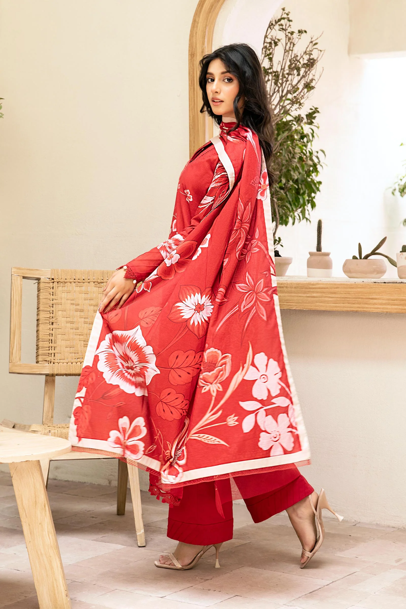 Maria B Stitched Lawn 3 Piece 2026 02 J(92) - Image 4