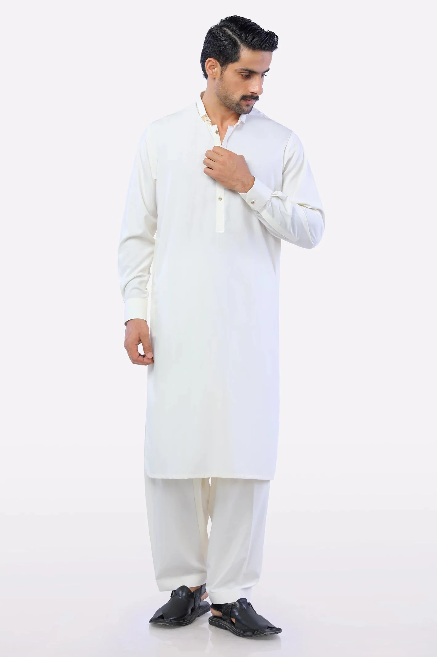 Men Kameez Shalwar EG3441 Y(F-24) J(M11) - Image 2