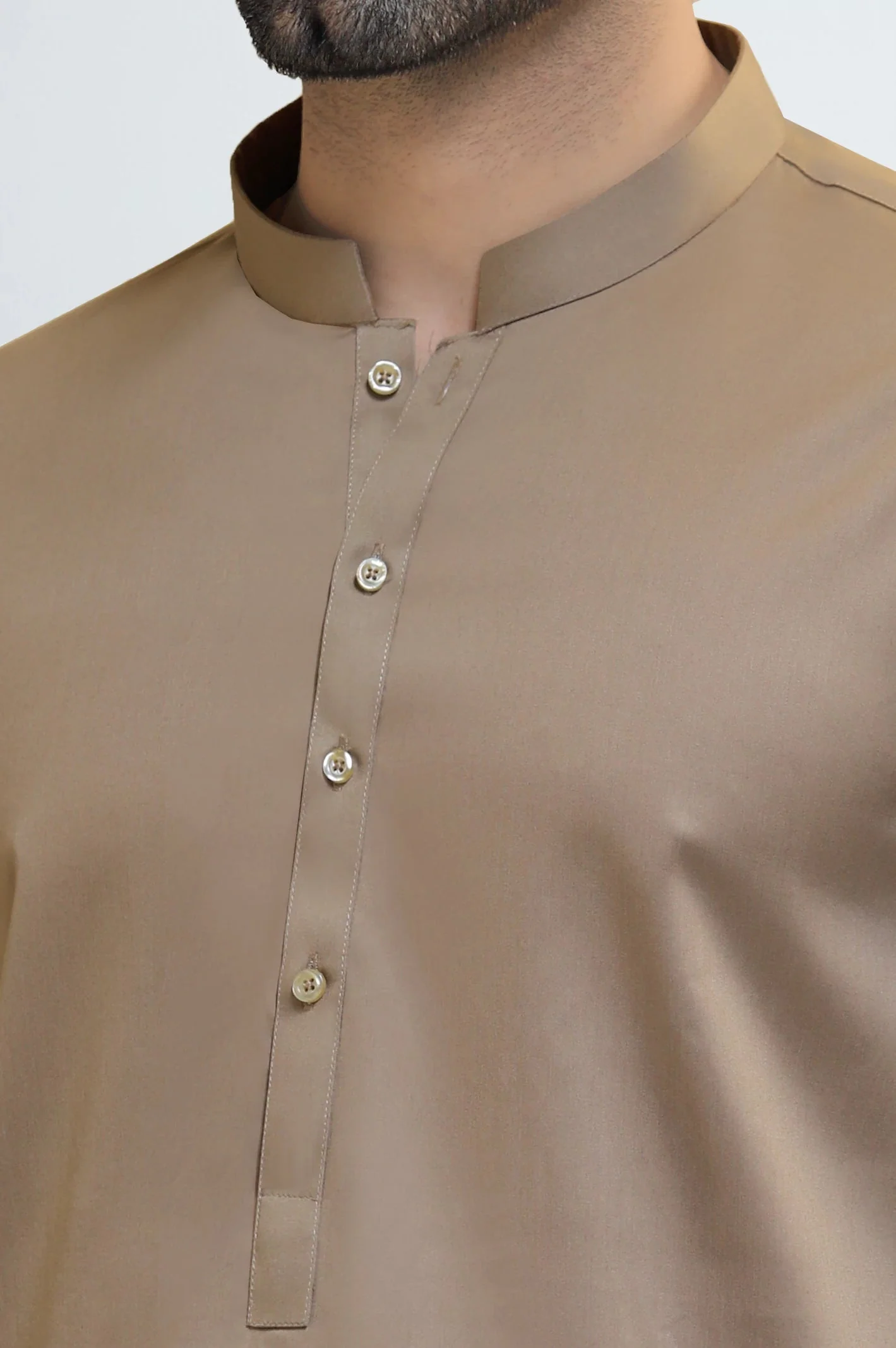 Men Kameez Shalwar EG3737 Y(F-25) J(M11B) J(M14R) J(M15BL) Brown - Image 3