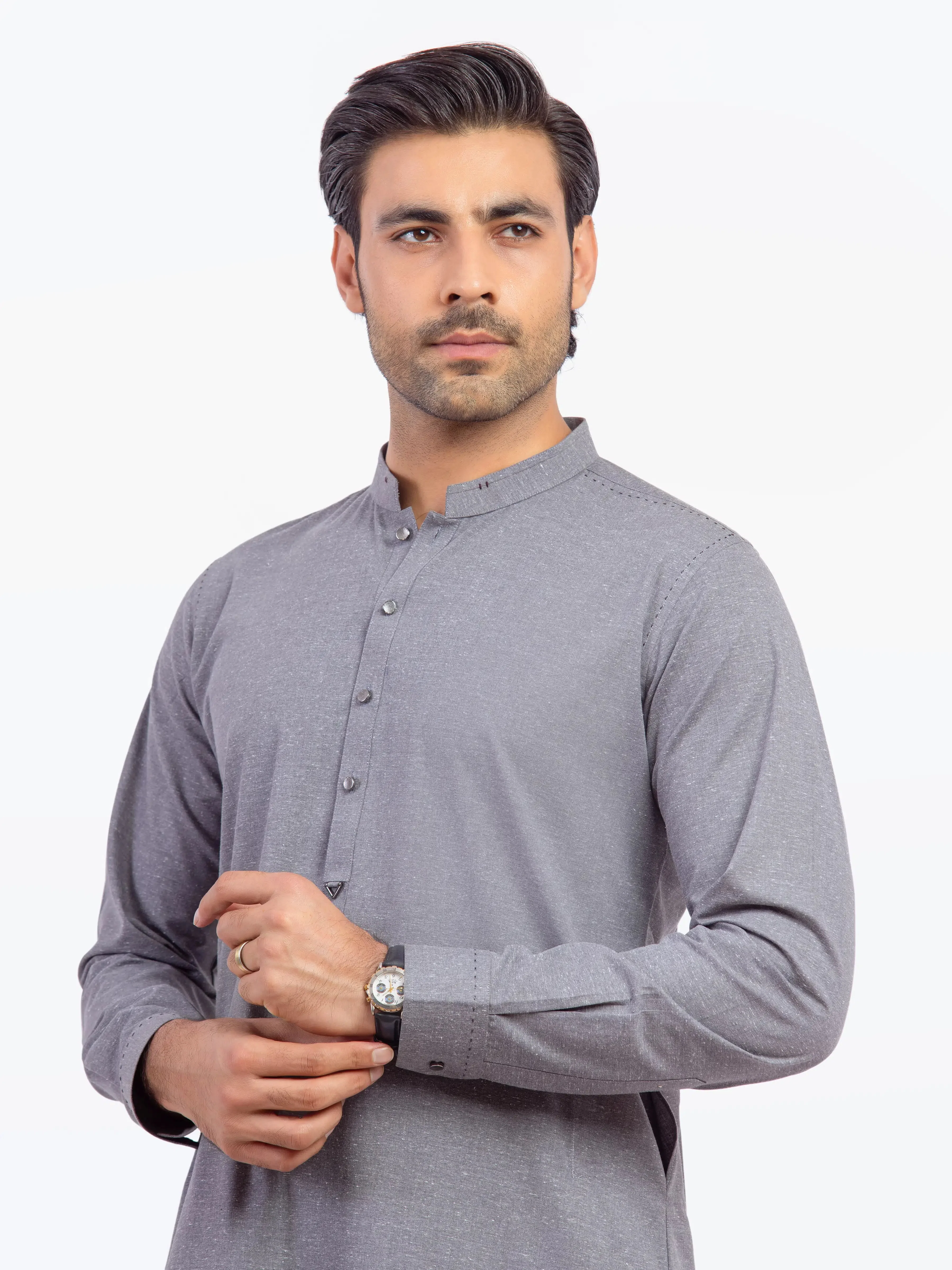 Men Kurta Pajama Tailored EMTKPT5-072 Y(F-5) - Image 2