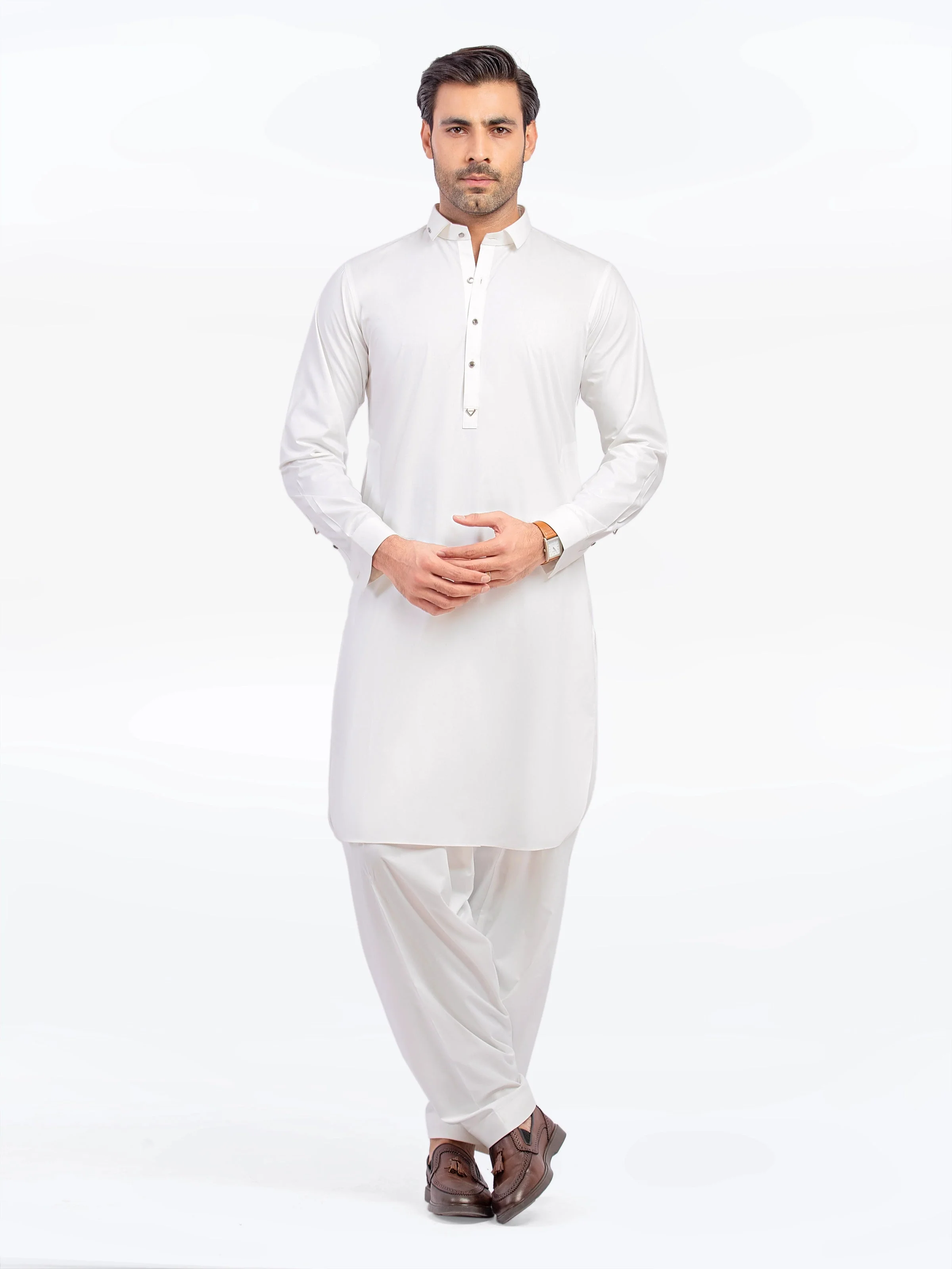 Men Kurta Shalwar Tailored EMTKST5-99571 (  B 9) J(13)