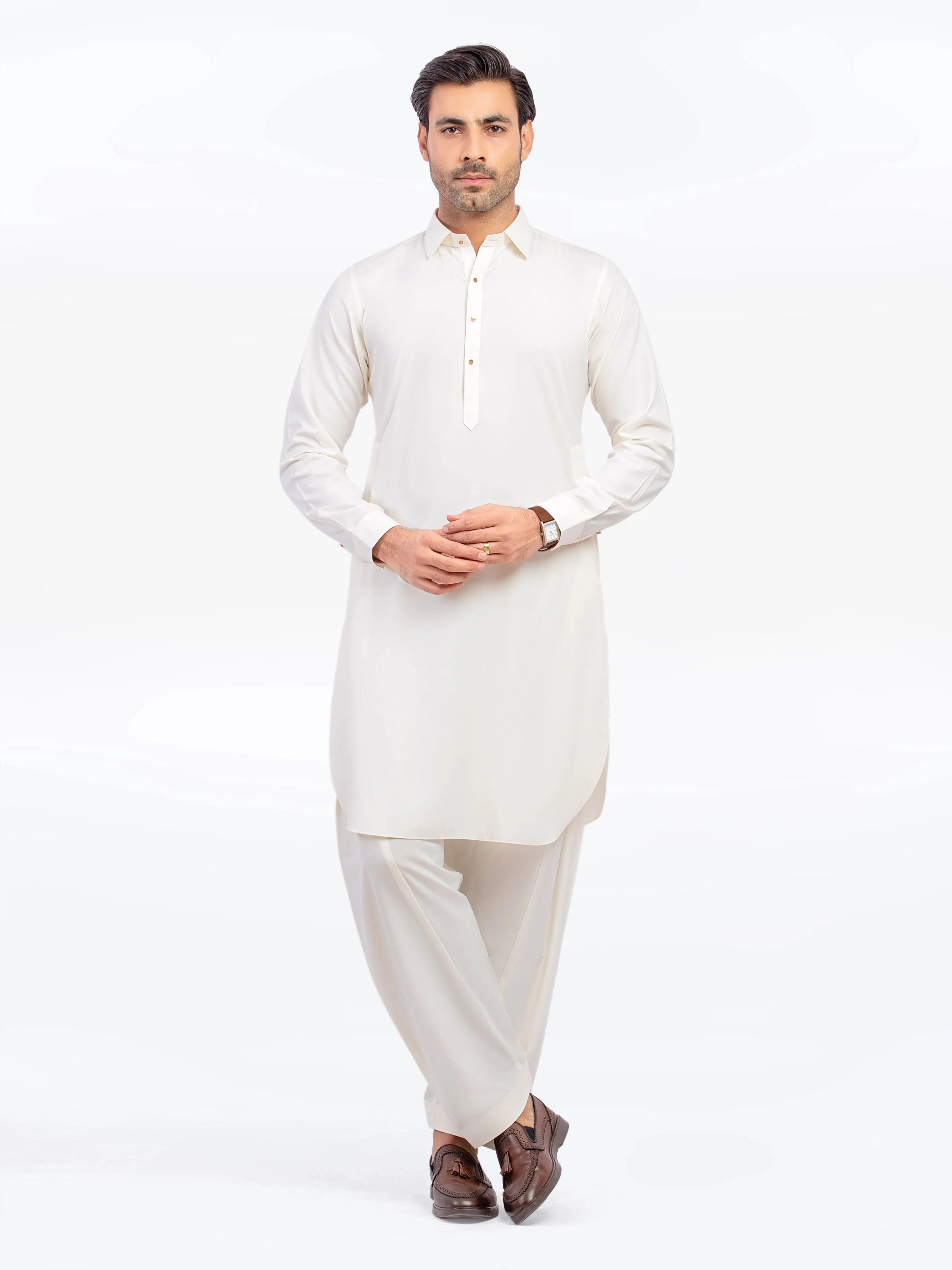 Men Kurta Shalwar Tailored EMTKST5-99576 Y(f7) J(13)