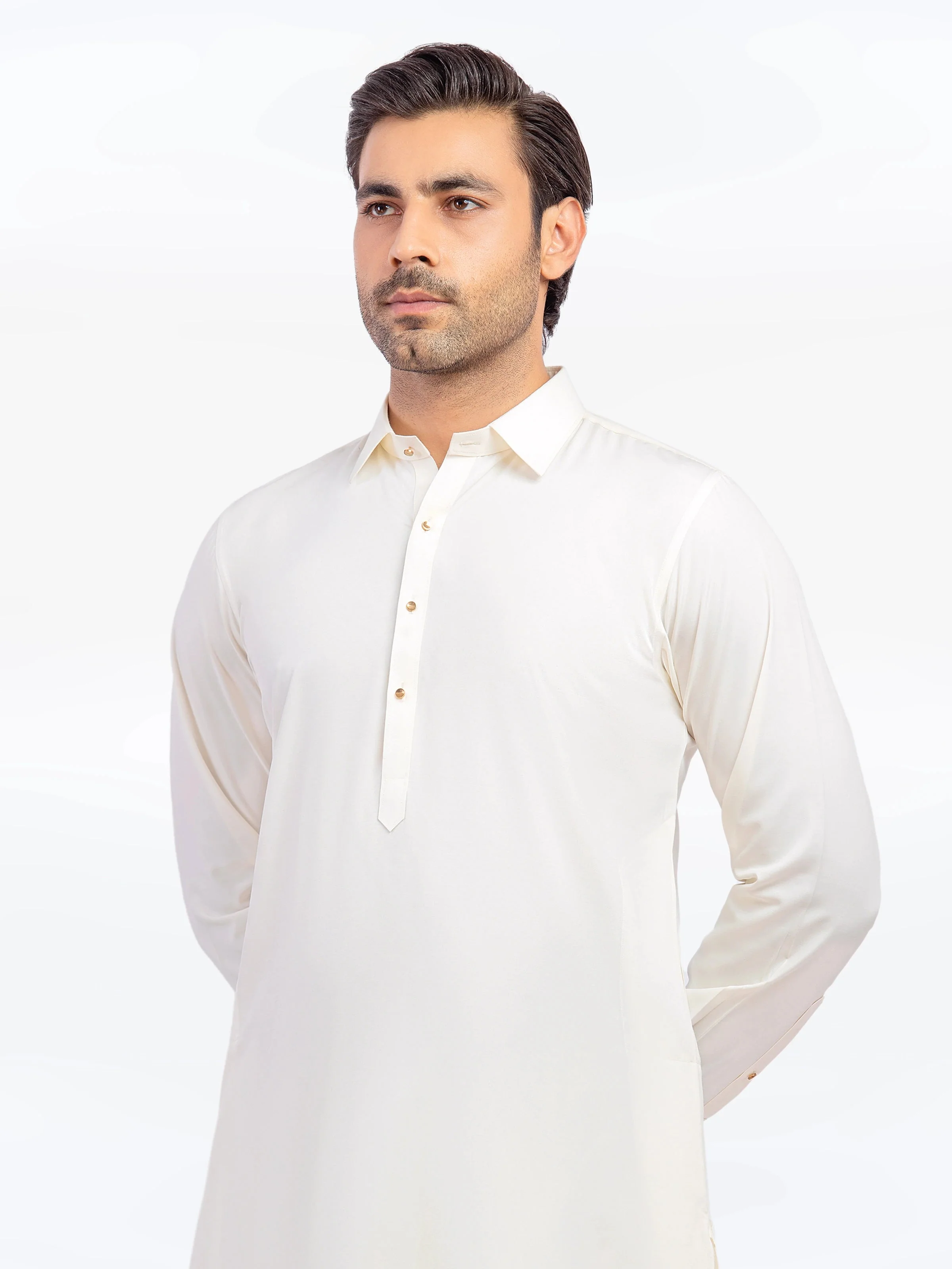 Men Kurta Shalwar Tailored EMTKST5-99576 Y(f7) J(13) - Image 2
