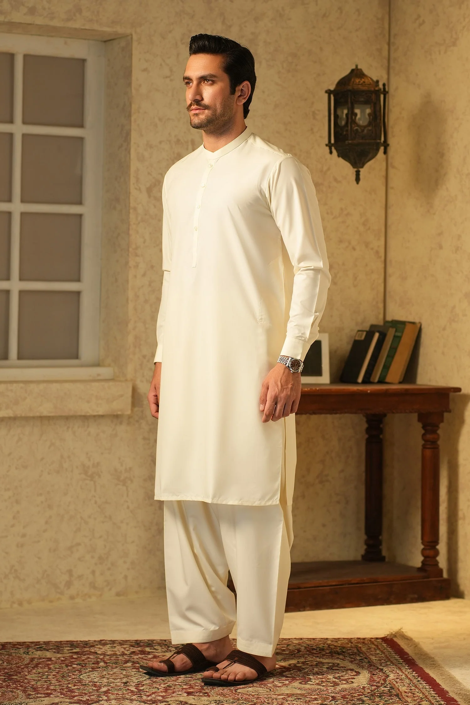 Men Luxury Kurta Shalwar BOBK2601 - Image 5