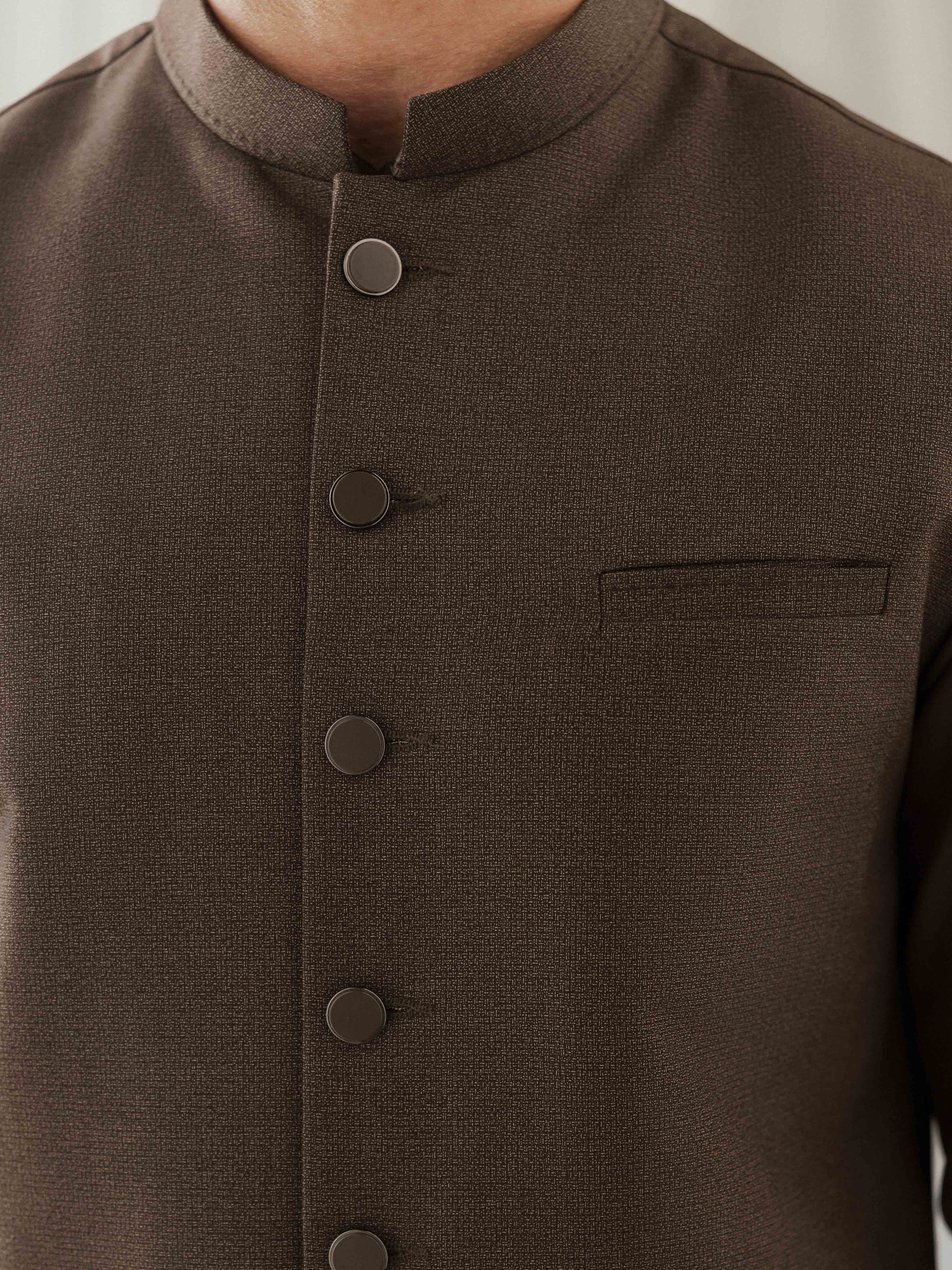 Men Waist Coat Plain EMTWCP5-35983 - Image 4