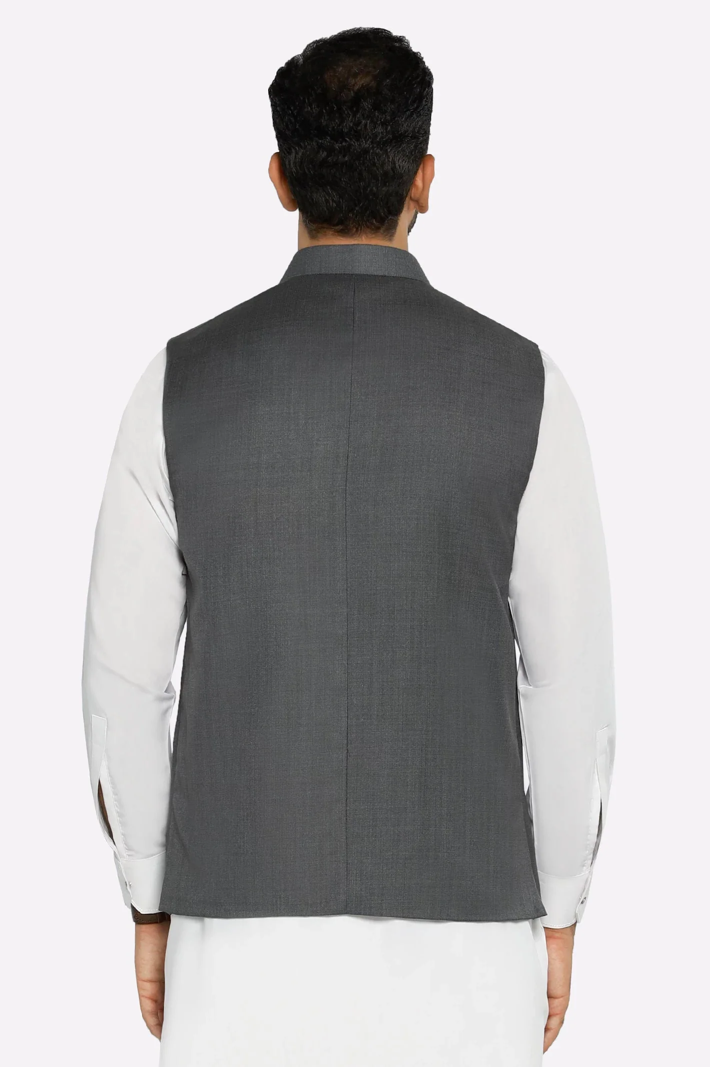 Men Waistcoat GA4055 Dark Green - Image 6