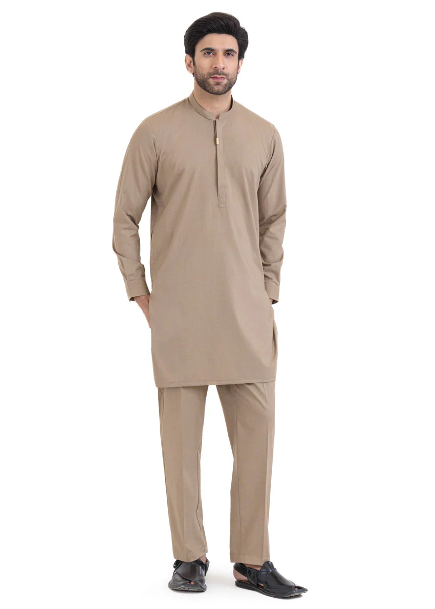 Sand-Blended-Kurta Trouser - (MP2PBBW25ADN30) J(29)