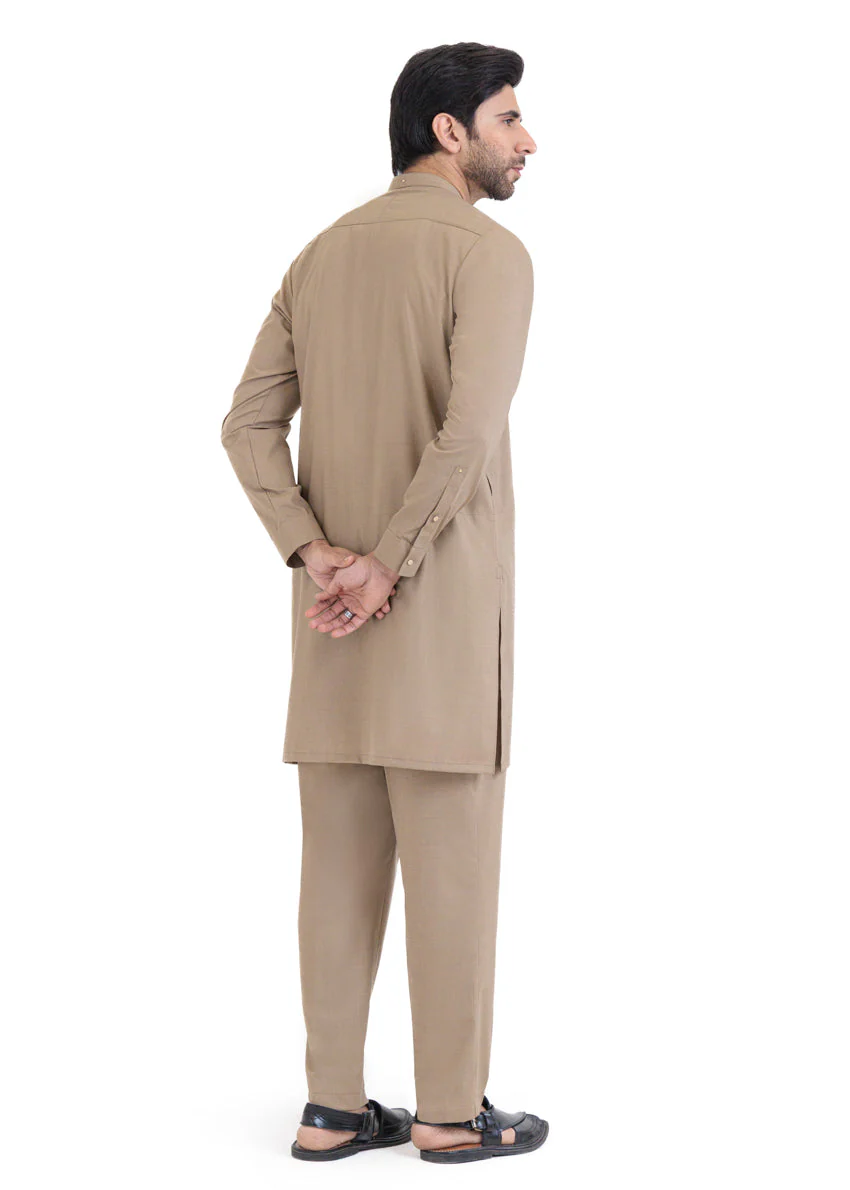 Sand-Blended-Kurta Trouser - (MP2PBBW25ADN30) J(29) - Image 2