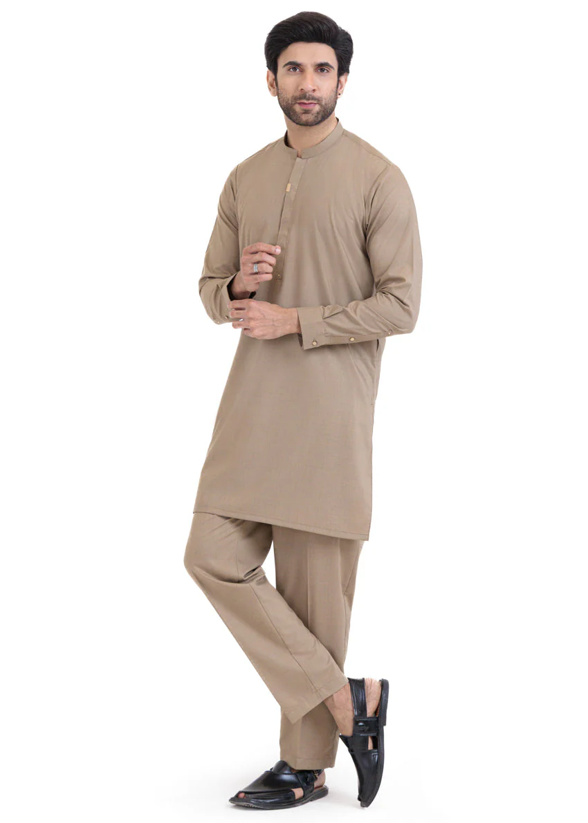 Sand-Blended-Kurta Trouser - (MP2PBBW25ADN30) J(29) - Image 3