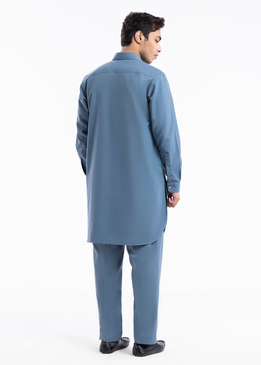 T-Green-Blended-Kurta Trouser - (MP2PSBW25BM10N14) Y(2) J(54) - Image 2