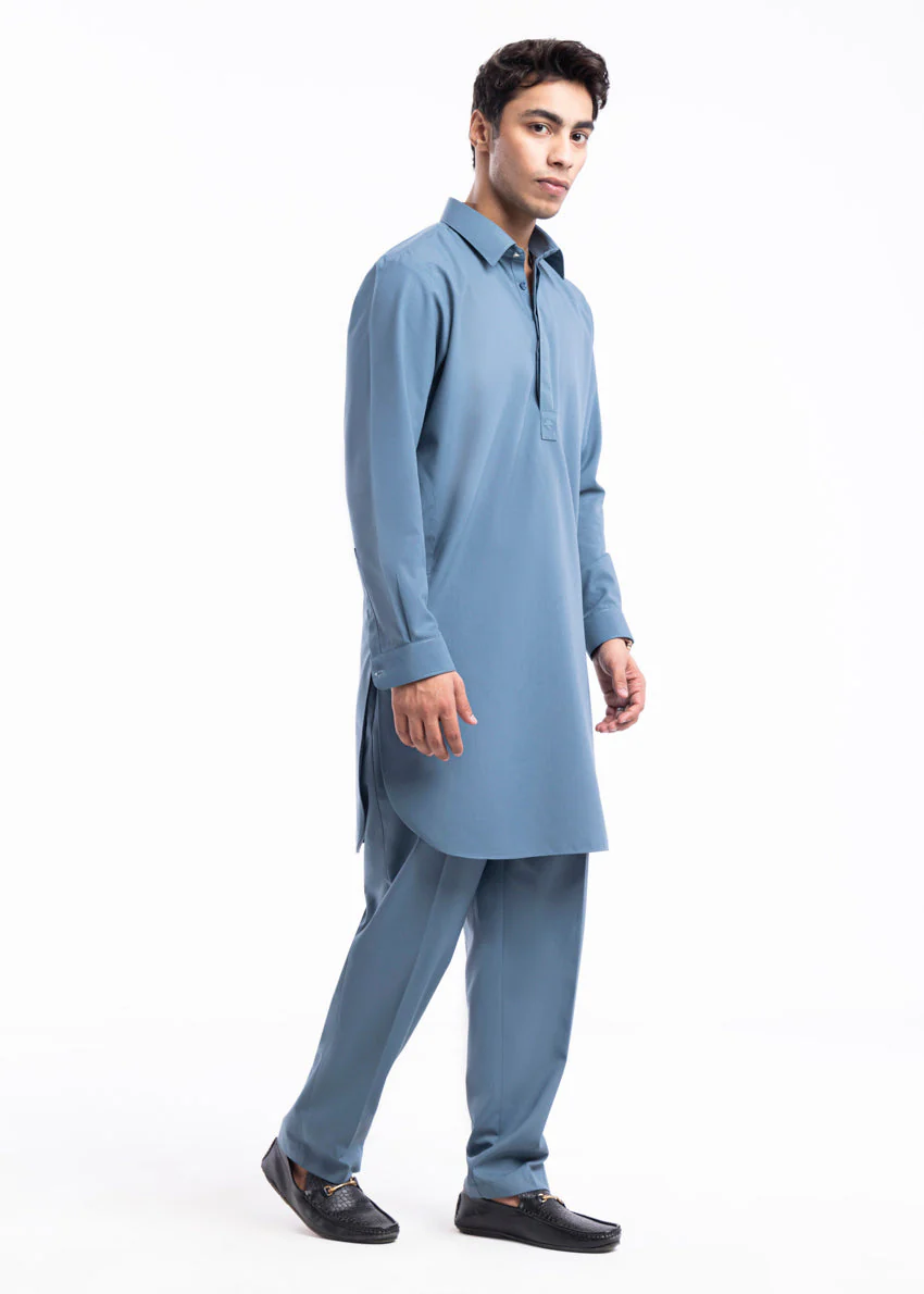 T-Green-Blended-Kurta Trouser - (MP2PSBW25BM10N14) Y(2) J(54) - Image 5