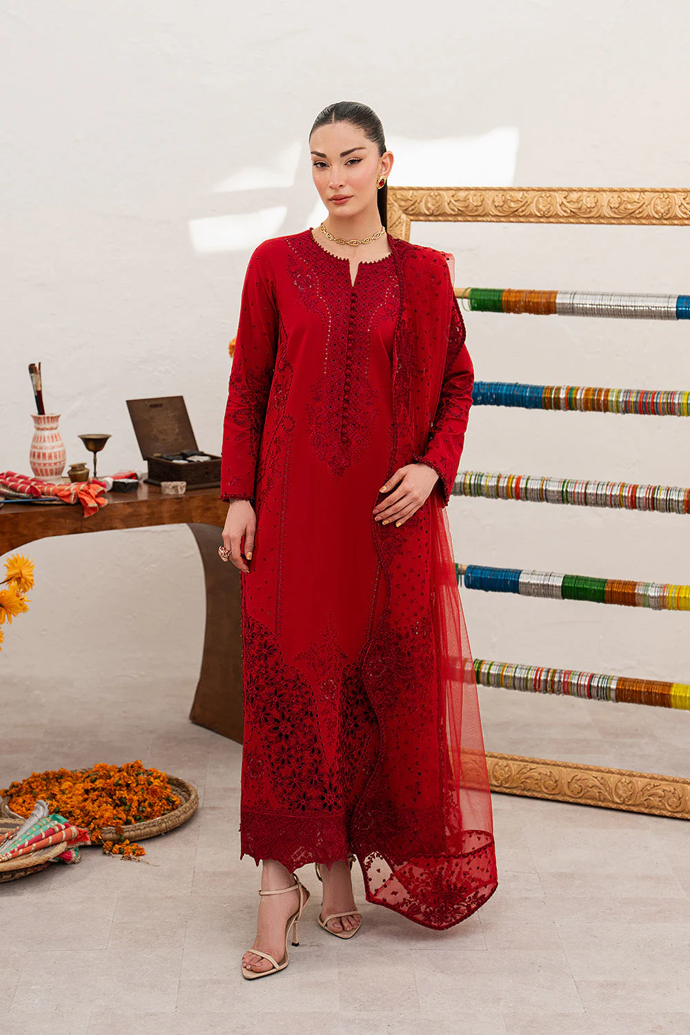 Festive Stitched Festive 3 Piece MSS6366 JF(14)