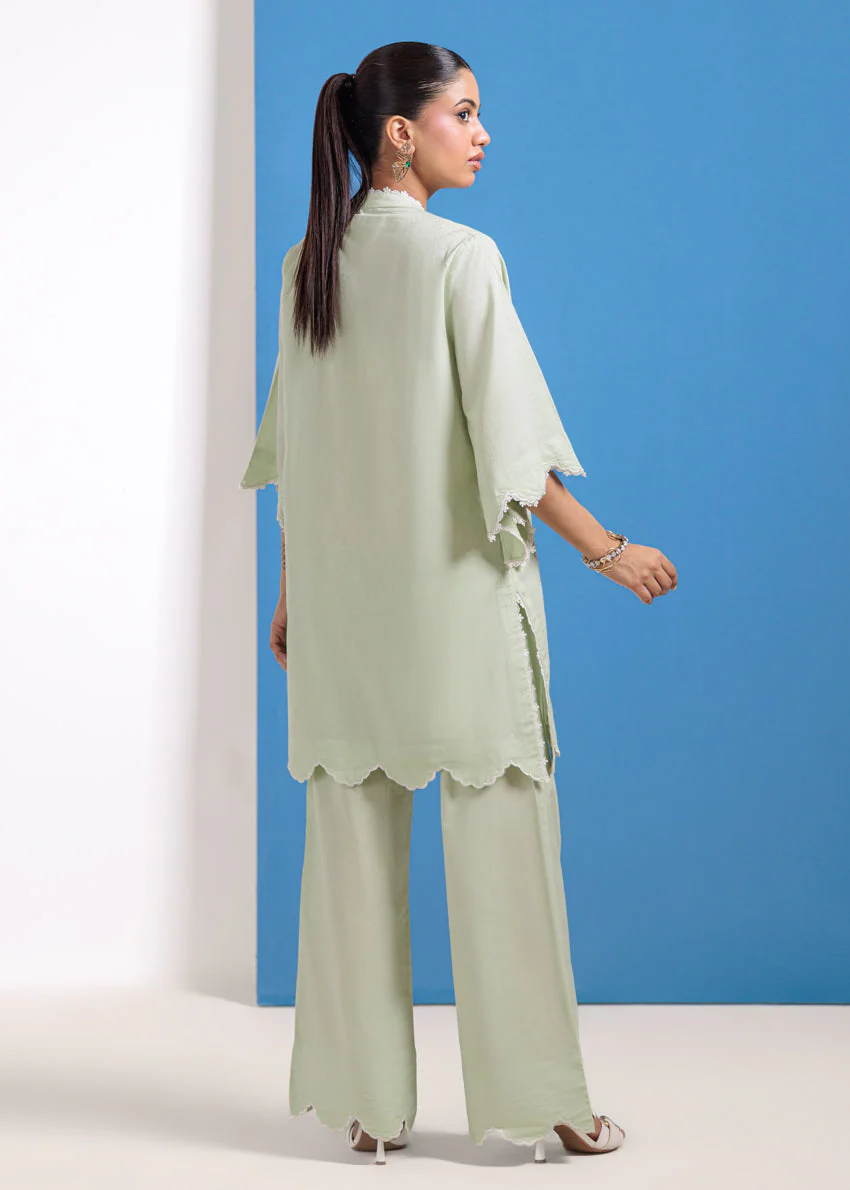 Mt-Green-Jacquard-2 Piece (WPS25SL2021) (Y-113) J(FW8) - Image 2