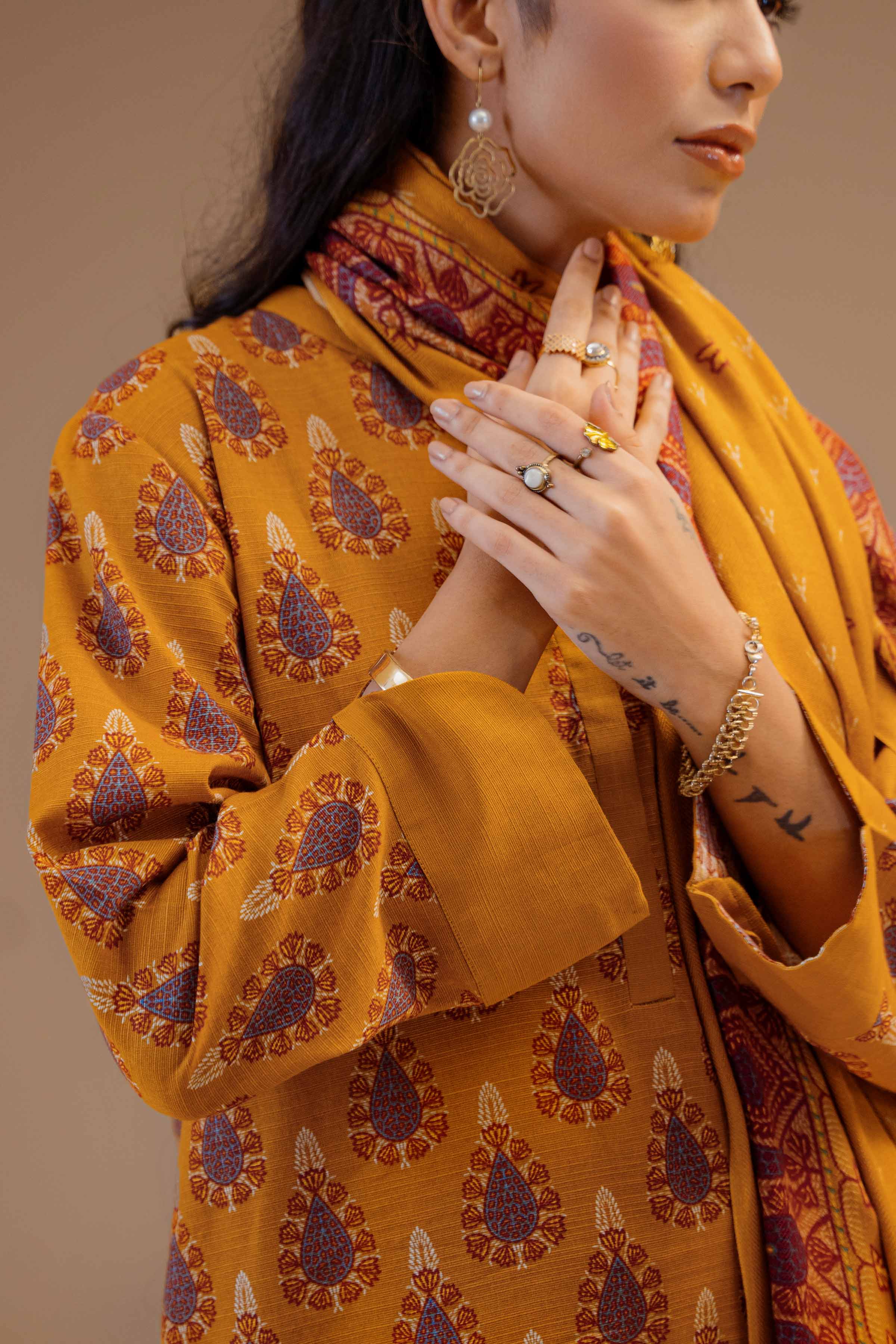 Nishat Stitched Linen 3 Piece 42303149 J(120) - Image 3