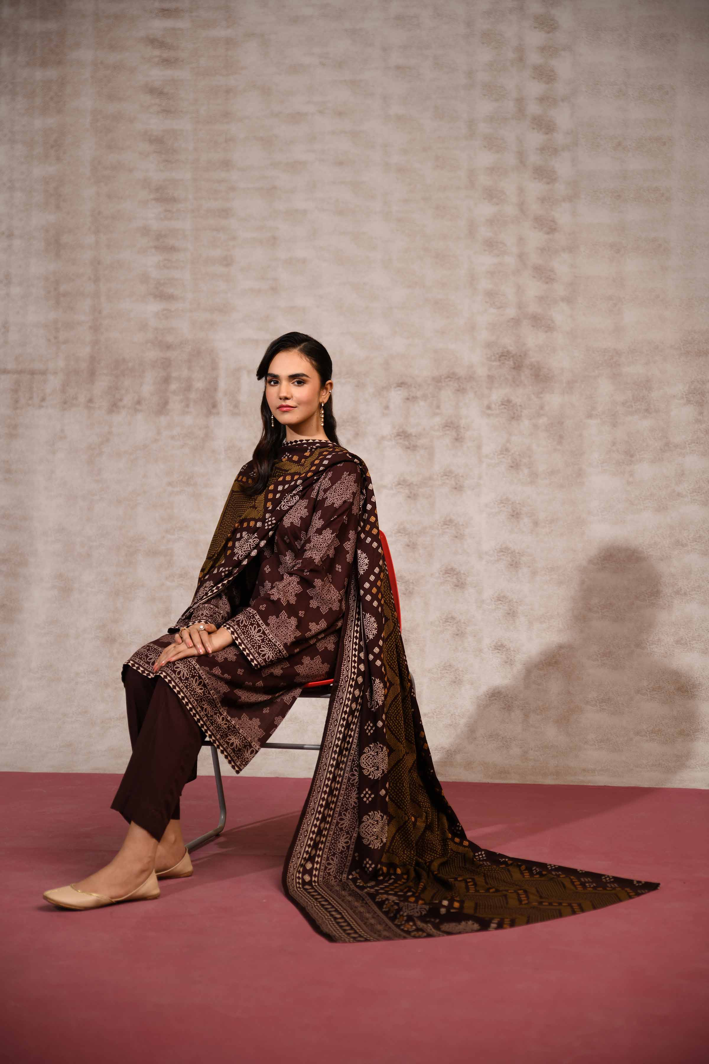 Nishat Stitched Linen 3 Piece 42303183 (124) - Image 3