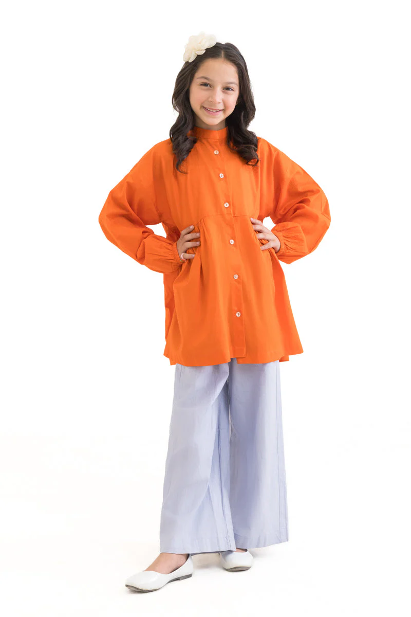 Orange-Cambric-1 Piece (GP1PSBW25BG9O23) J(156)