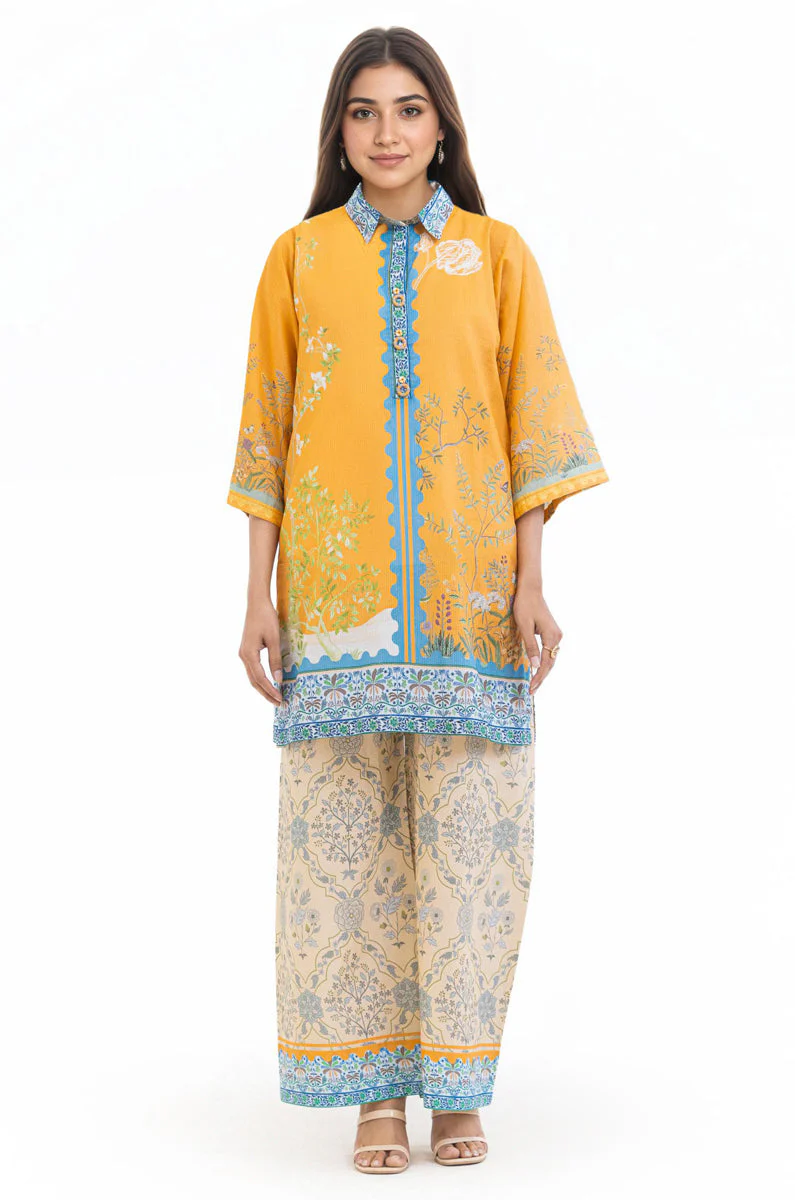 Orange-Lawn-2 Piece (WP2PPBS26HR2M22) J(113) Y-114 - Image 4