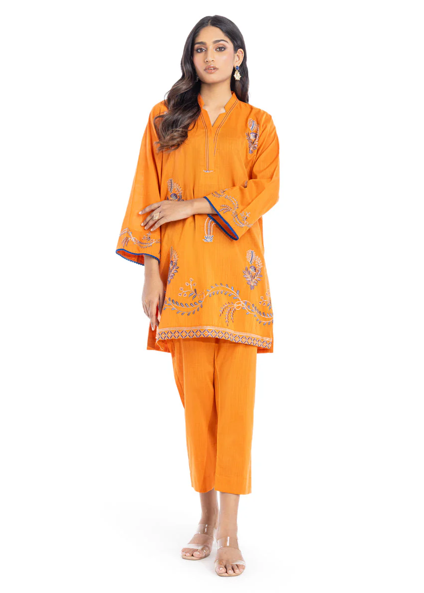 Orange-Slub-2 Piece (WPSTSBW25B9O41) (Y-126) J(115)