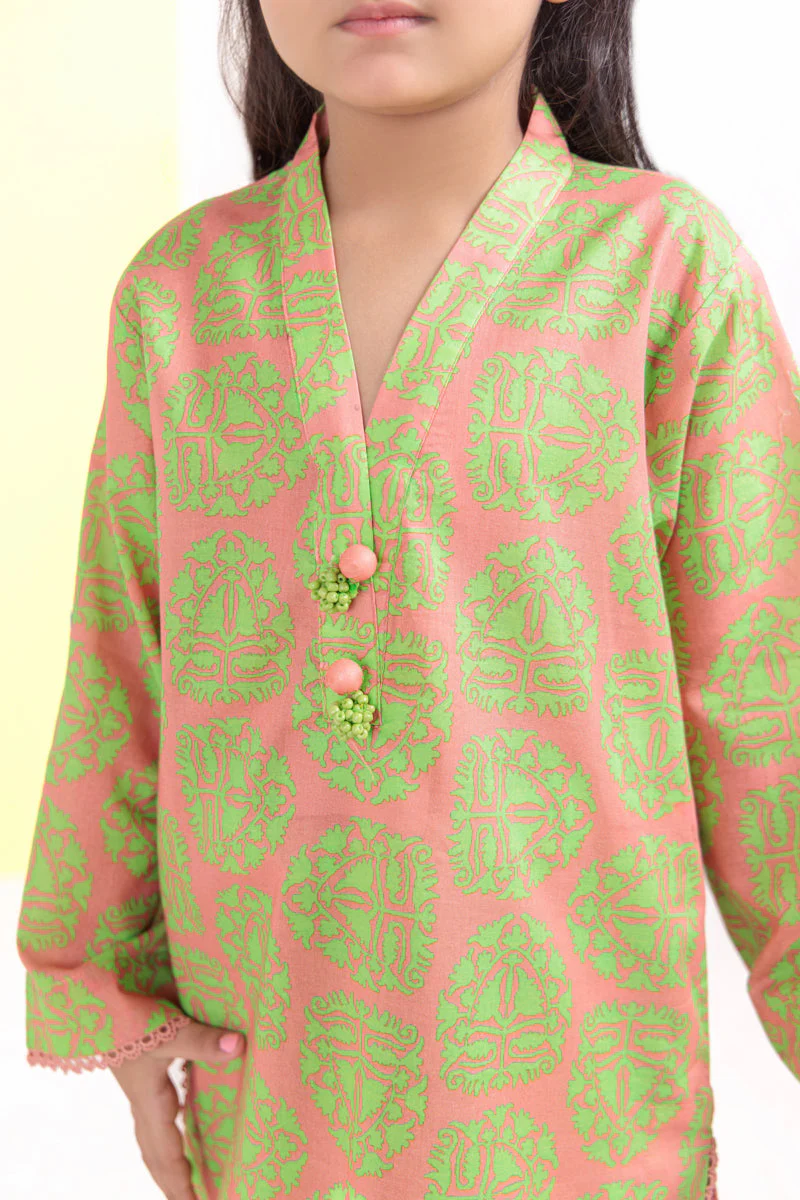 P-Pink-Cambric-2 Piece (GPS25P2042) J(155) - Image 3