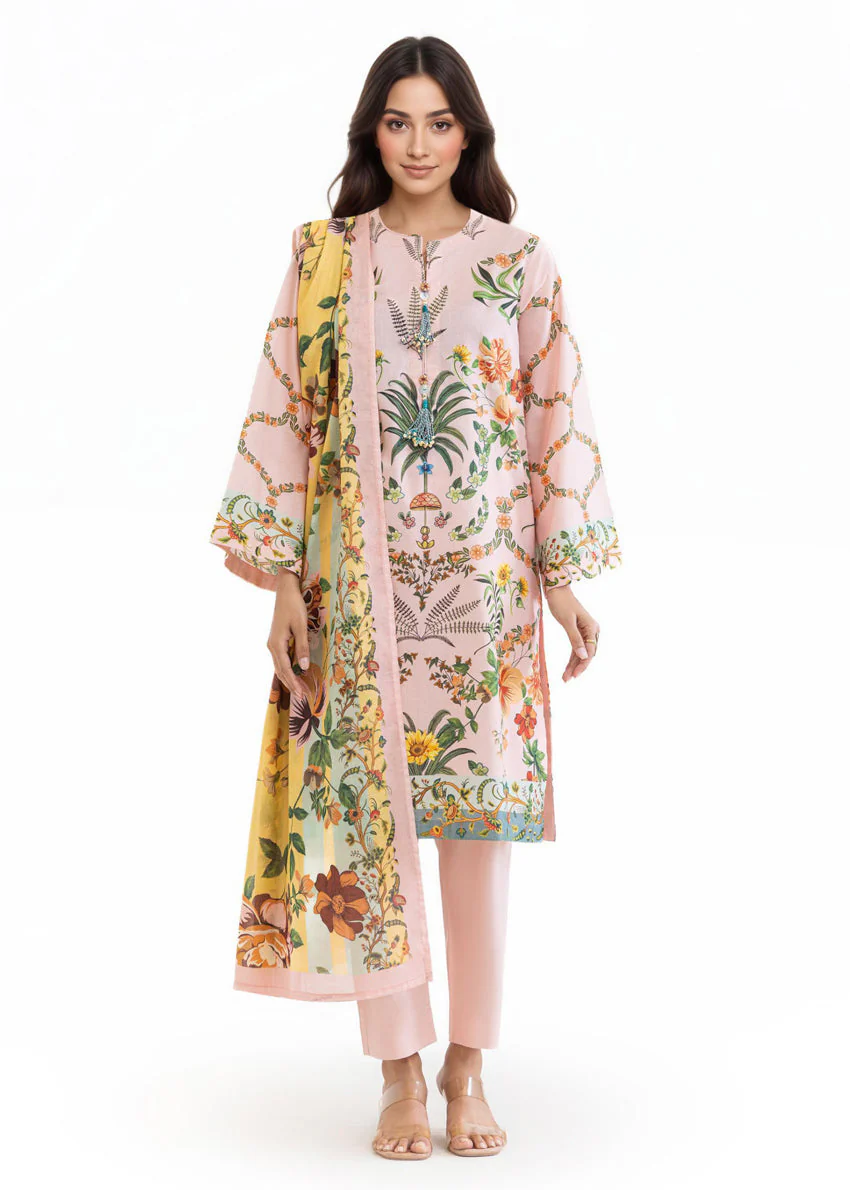 P-Pink-Lawn-3 Piece (WP3PPBS26B2M57) J(FW9) Y-110) - Image 5