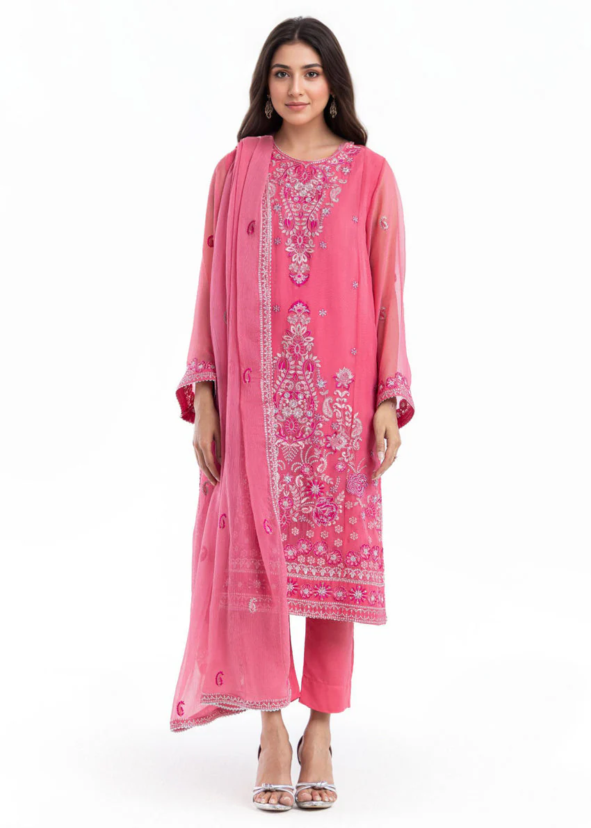 Pink-Chiffon-3 Piece (WU3PSLS25AF14P) J(54) (Y-150) - Image 4