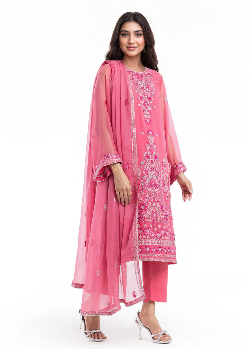 Pink-Chiffon-3 Piece (WU3PSLS25AF14P) J(54) (Y-150) - Image 5