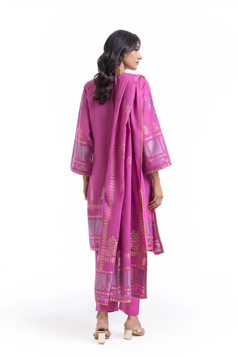 Pink-Jacquard-3 Piece (WP3PSBW25B1J21) J(FW6) Y(132) - Image 2