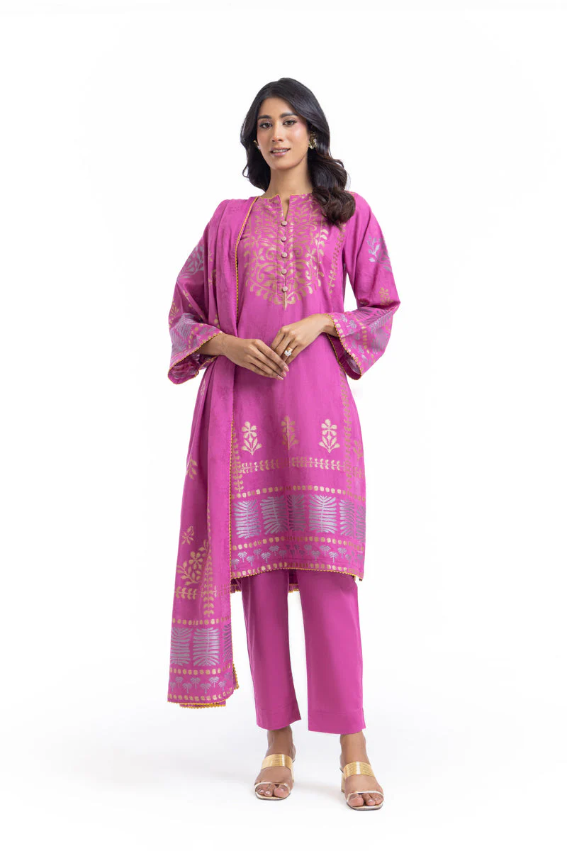 Pink-Jacquard-3 Piece (WP3PSBW25B1J21) J(FW6) Y(132) - Image 3
