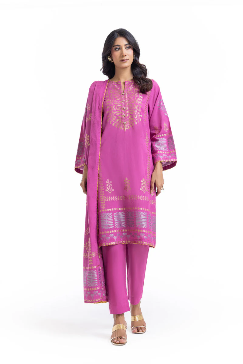 Pink-Jacquard-3 Piece (WP3PSBW25B1J21) J(FW6) Y(132) - Image 4