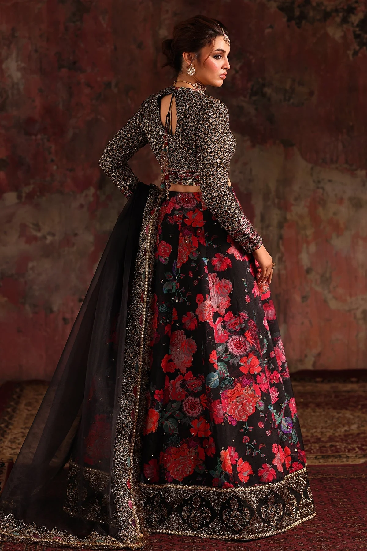 Raw Silk Stitched 3 Piece CMA-5-05 - Image 4