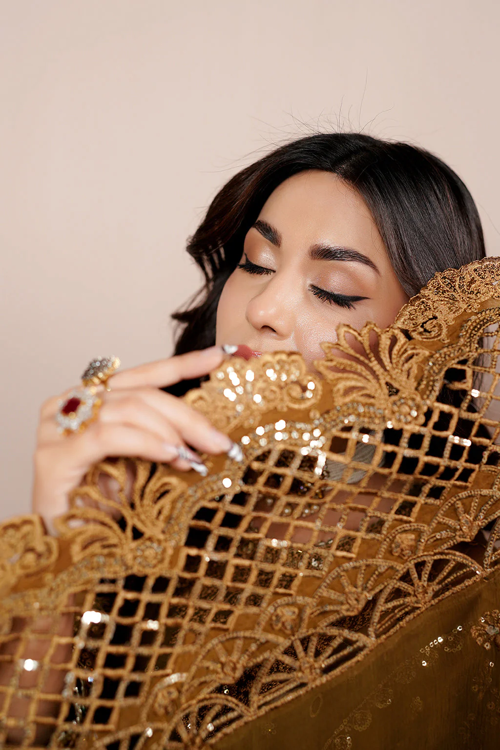 Salai Stitched Chiffon 3 Piece A-8008 J(121) - Image 4
